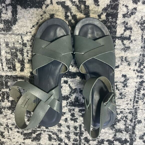 Kork Ease Grey Ava Wedges - Picture 2 of 8